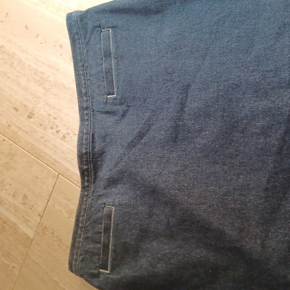 Ann Taylor Loft Stretch Jean Mini Skirt - Picture 2 of 4